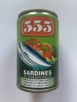 555 Sardines with Tomato Sauce 155g